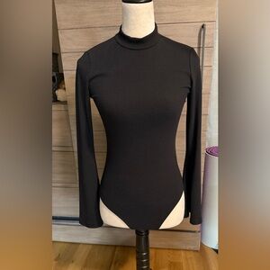 Altar'd State Black Bodysuit with wide sleeves